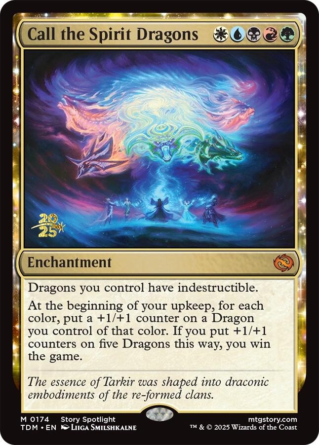 Call the Spirit Dragons [Tarkir: Dragonstorm Prerelease Cards] | Devastation Store