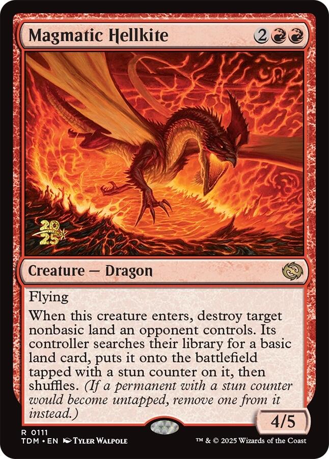 Magmatic Hellkite [Tarkir: Dragonstorm Prerelease Cards] | Devastation Store