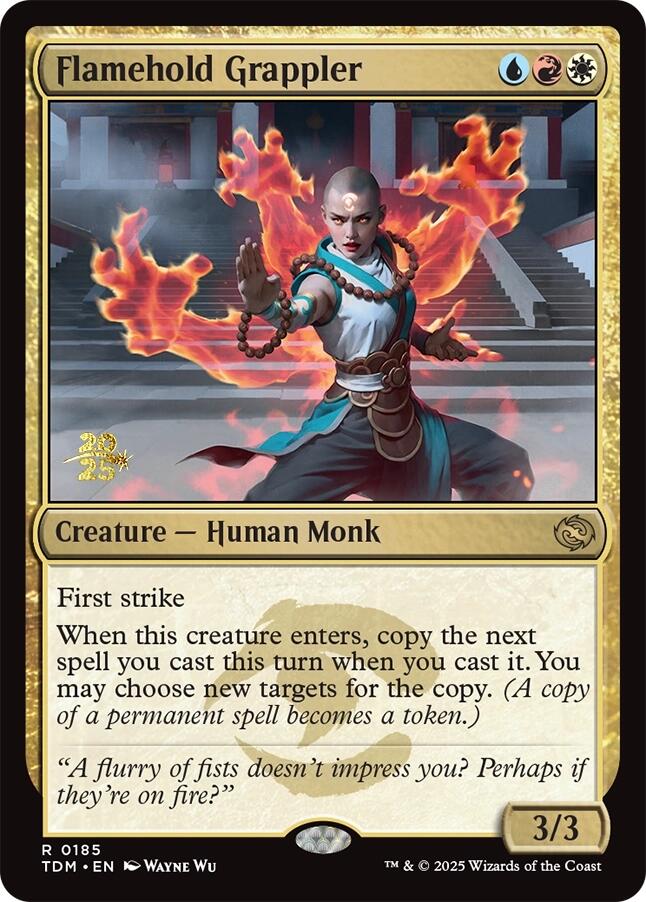 Flamehold Grappler [Tarkir: Dragonstorm Prerelease Cards] | Devastation Store