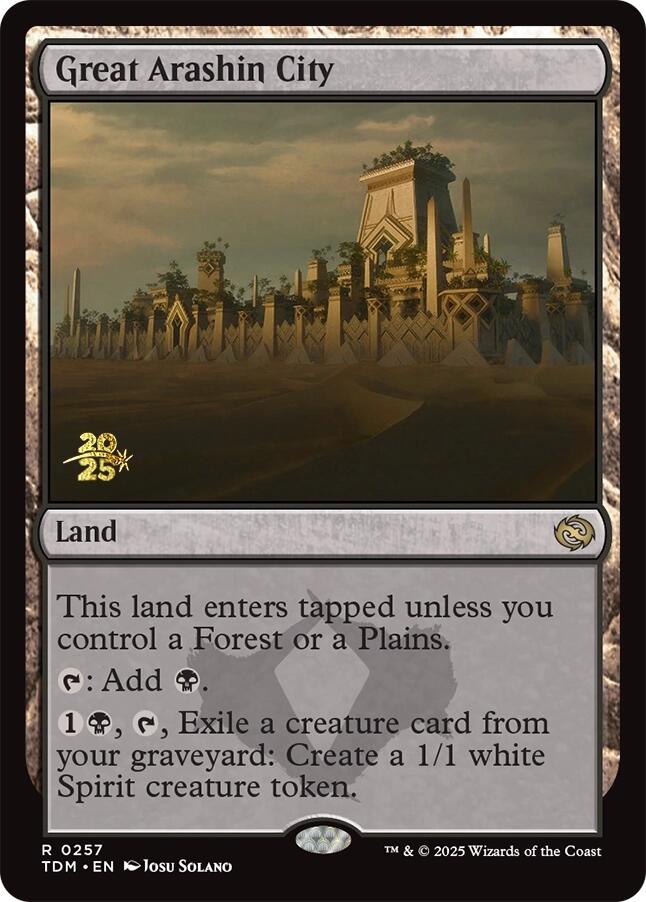 Great Arashin City [Tarkir: Dragonstorm Prerelease Cards] | Devastation Store