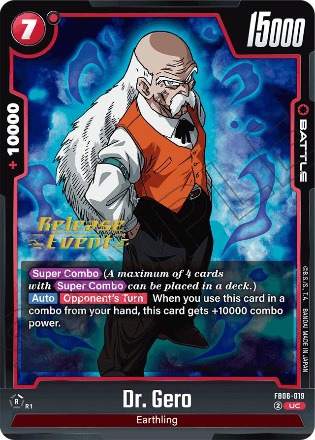 Dr. Gero [Rivals Clash Release Event Cards] | Devastation Store