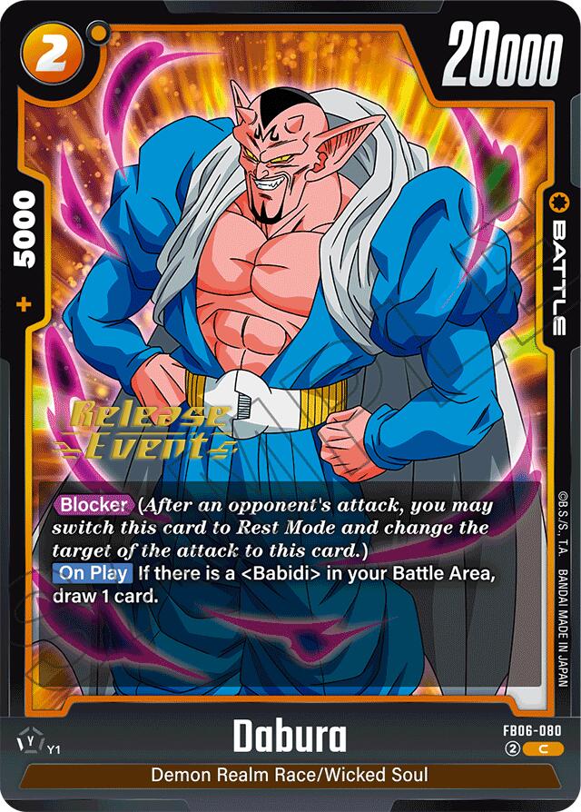 Dabura [Rivals Clash Release Event Cards] | Devastation Store