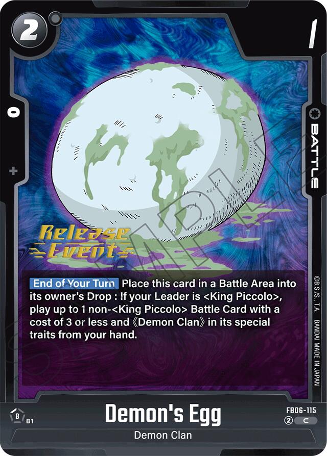 Demon's Egg [Rivals Clash Release Event Cards] | Devastation Store