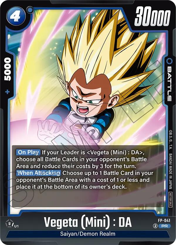Vegeta (Mini) (FP-041) [Rivals Clash Release Event Cards] | Devastation Store