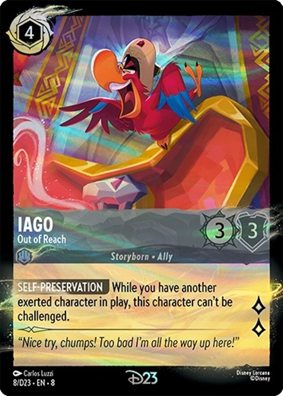 Iago - Out of Reach (8) [Promo Cards] | Devastation Store