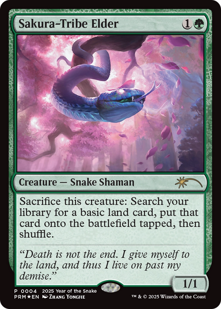 Sakura-Tribe Elder (Year of the Snake 2025) [Standard Showdown Promos] | Devastation Store