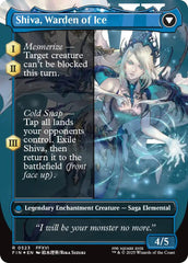 Jill, Shiva's Dominant // Shiva, Warden of Ice (Borderless) (Surge Foil) [FINAL FANTASY] | Devastation Store