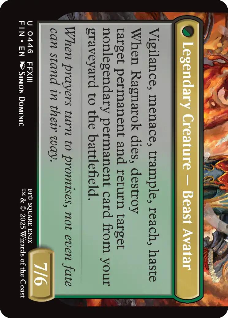 Fang, Fearless l'Cie (Extended Art) [FINAL FANTASY] | Devastation Store