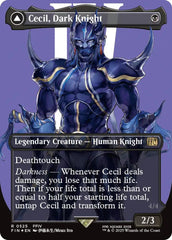 Cecil, Dark Knight // Cecil, Redeemed Paladin (Borderless) (Surge Foil) [FINAL FANTASY] | Devastation Store