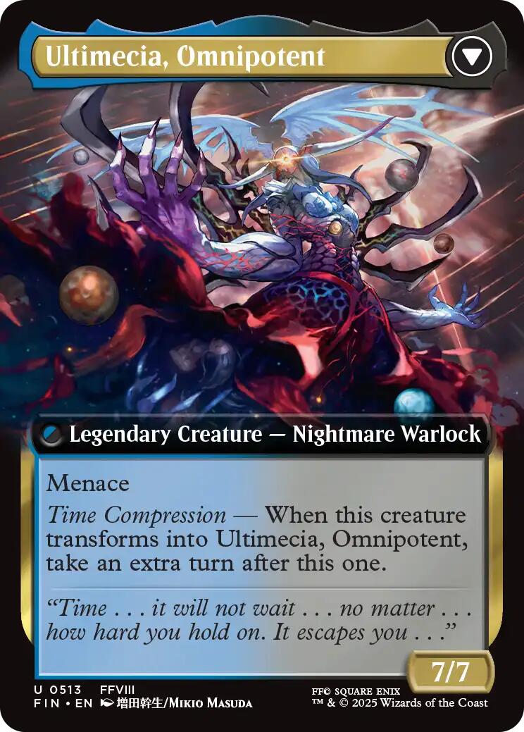 Ultimecia, Time Sorceress // Ultimecia, Omnipotent (Extended Art) [FINAL FANTASY] | Devastation Store