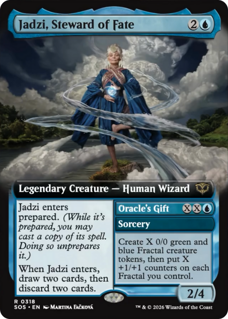 Jadzi, Steward of Fate (Extended Art) [Secrets of Strixhaven] | Devastation Store