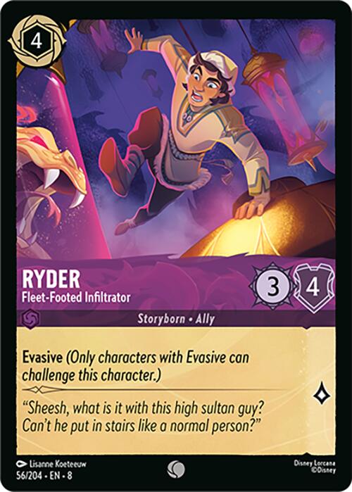 Ryder - Fleet-Footed Infiltrator (56/204) [Reign of Jafar] | Devastation Store