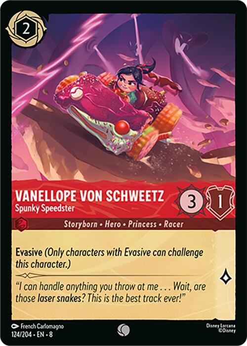 Vanellope Von Schweetz - Spunky Speedster (124/204) [Reign of Jafar] | Devastation Store
