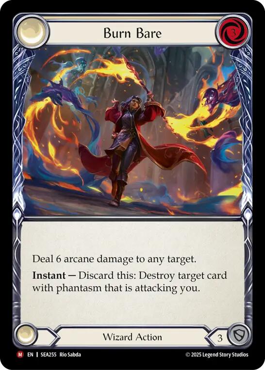 Burn Bare [SEA255] (High Seas)  Rainbow Foil | Devastation Store