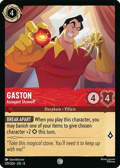 Gaston - Arrogant Showoff (129/204) [Reign of Jafar] | Devastation Store