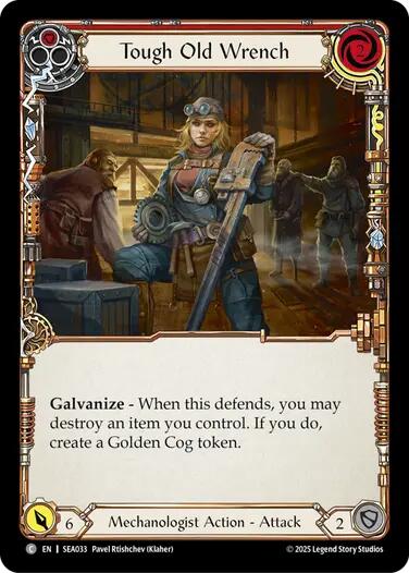 Tough Old Wrench (Red) [SEA033] (High Seas)  Rainbow Foil | Devastation Store