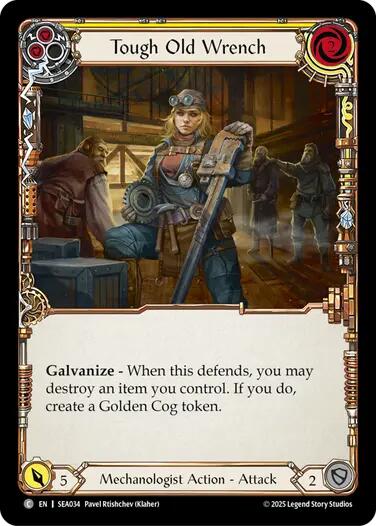 Tough Old Wrench (Yellow) [SEA034] (High Seas) | Devastation Store