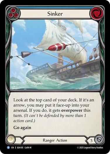 Sinker [SEA105] (High Seas)  Rainbow Foil | Devastation Store
