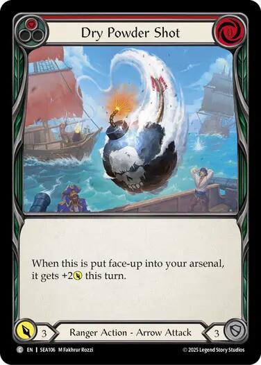 Dry Powder Shot [SEA106] (High Seas)  Rainbow Foil | Devastation Store