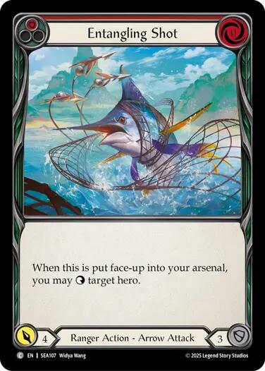 Entangling Shot [SEA107] (High Seas)  Rainbow Foil | Devastation Store