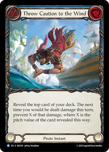 Throw Caution to the Wind [SEA150] (High Seas)  Rainbow Foil | Devastation Store