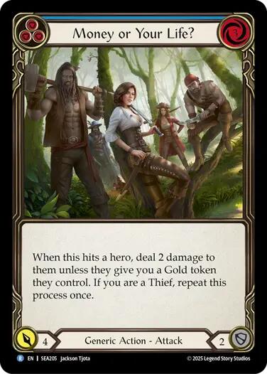 Money or Your Life? (Blue) [SEA205] (High Seas)  Rainbow Foil | Devastation Store