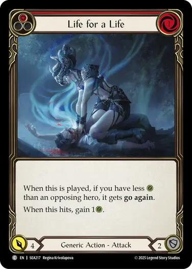 Life for a Life (Red) [SEA217] (High Seas) | Devastation Store