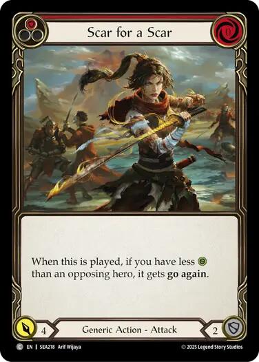 Scar for a Scar (Red) [SEA218] (High Seas) | Devastation Store