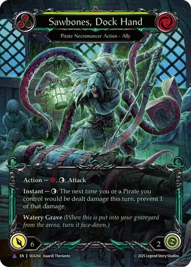 Sawbones, Dock Hand [SEA264] (High Seas)  Cold Foil | Devastation Store