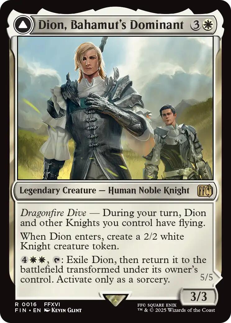 Dion, Bahamut's Dominant [FINAL FANTASY] | Devastation Store