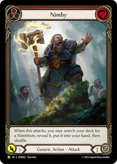 Nimby (Red) [GEM062] (GEM Pack 2)  Rainbow Foil | Devastation Store