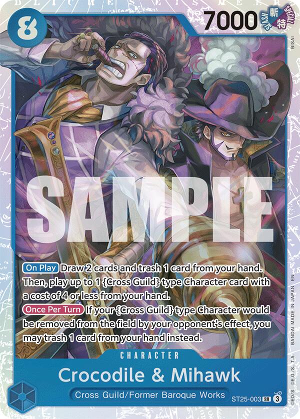 Crocodile & Mihawk [Starter Deck: Blue Buggy] | Devastation Store