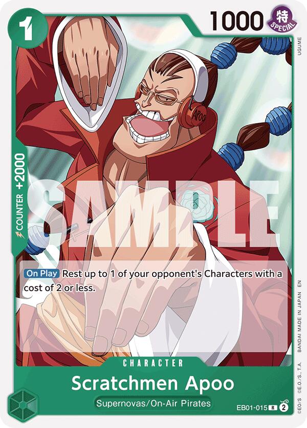 Scratchmen Apoo (Reprint) [Starter Deck: GREEN Jewelry Bonney] | Devastation Store
