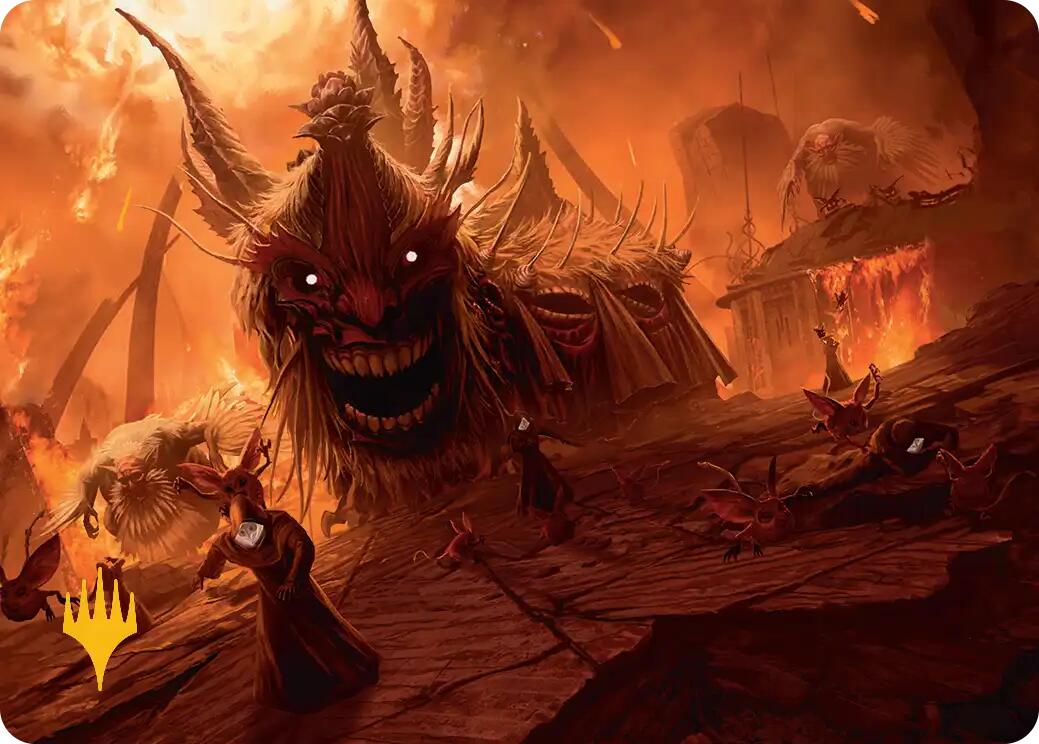 The Final Days Art Card (Gold-Stamped Planeswalker Symbol) [FINAL FANTASY Art Series] | Devastation Store