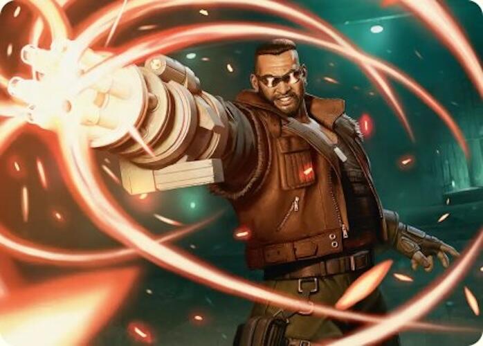 Barret Wallace Art Card [FINAL FANTASY Art Series] | Devastation Store