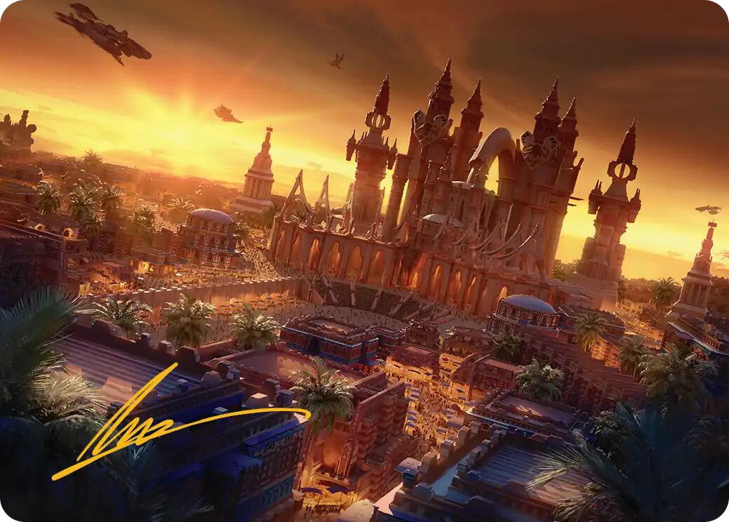 Rabanastre, Royal City Art Card (Gold-Stamped Signature) [FINAL FANTASY Art Series] | Devastation Store