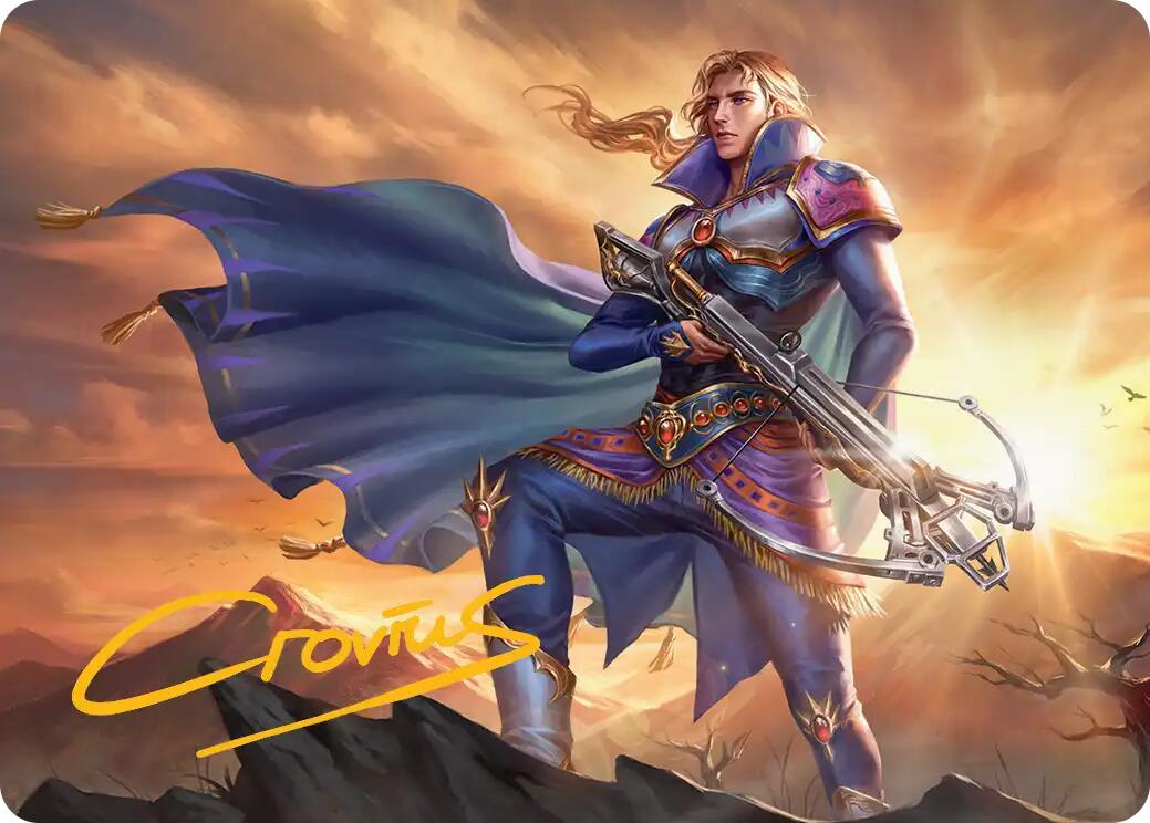 Edgar, Master Machinist Art Card (Gold-Stamped Signature) [FINAL FANTASY Art Series] | Devastation Store