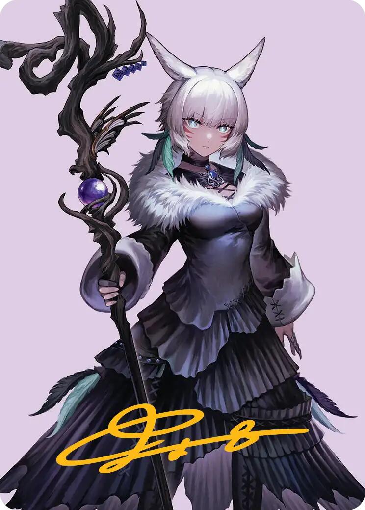 Y'shtola, Night's Blessed Art Card (53) (Gold-Stamped Signature) [FINAL FANTASY Art Series] | Devastation Store