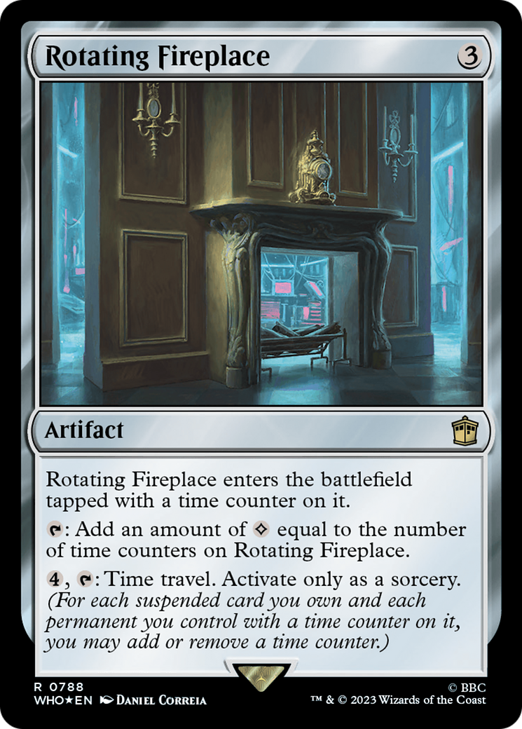 Rotating Fireplace (Surge Foil) [Doctor Who] | Devastation Store