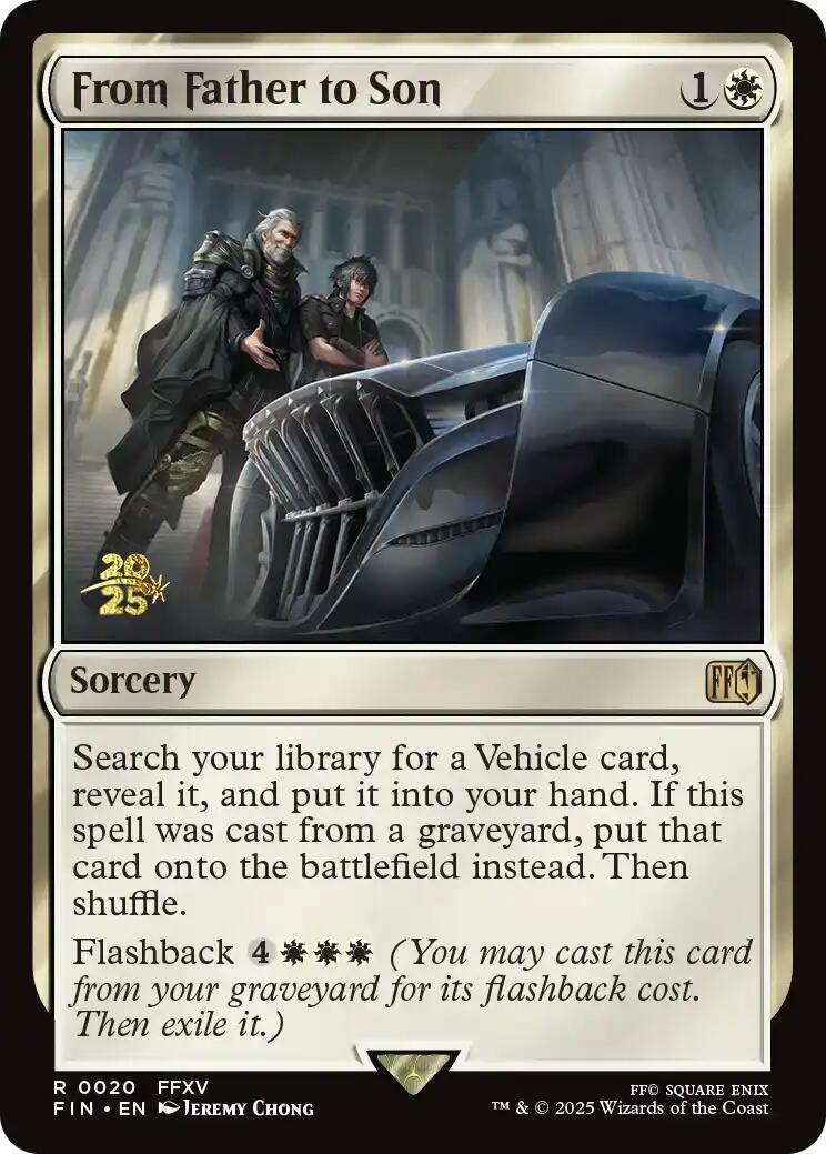 From Father to Son [FINAL FANTASY Prerelease Promo] | Devastation Store