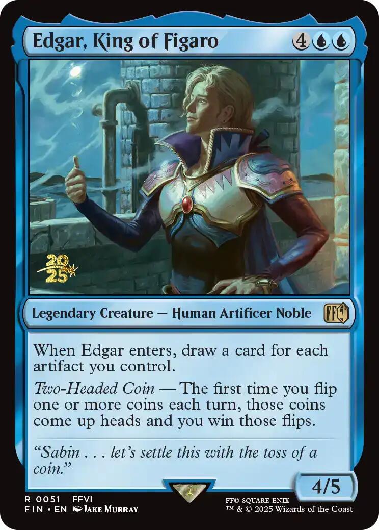 Edgar, King of Figaro [FINAL FANTASY Prerelease Promo] | Devastation Store