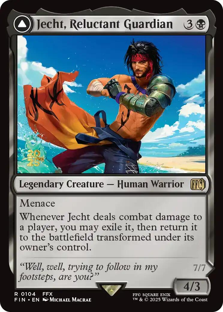 Jecht, Reluctant Guardian // Braska's Final Aeon [FINAL FANTASY Prerelease Promo] | Devastation Store