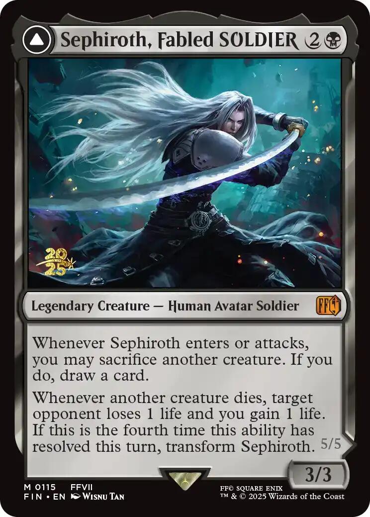 Sephiroth, Fabled SOLDIER [FINAL FANTASY Prerelease Promo] | Devastation Store