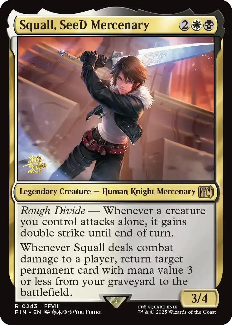 Squall, SeeD Mercenary [FINAL FANTASY Prerelease Promo] | Devastation Store