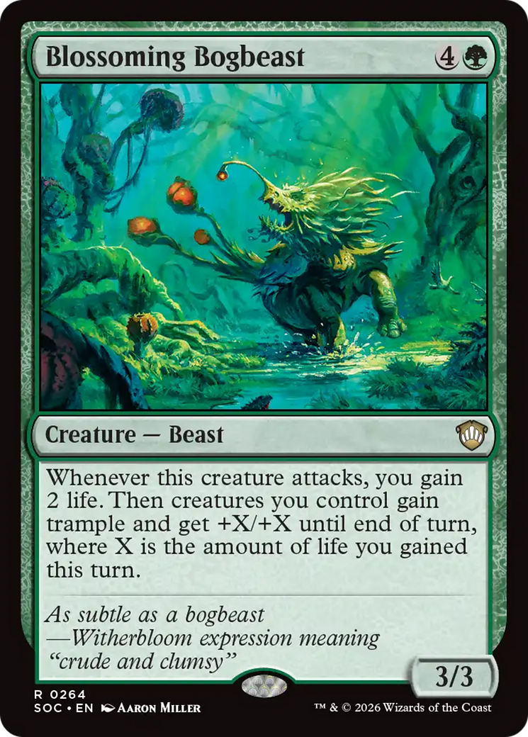 Blossoming Bogbeast [Secrets of Strixhaven Commander] | Devastation Store