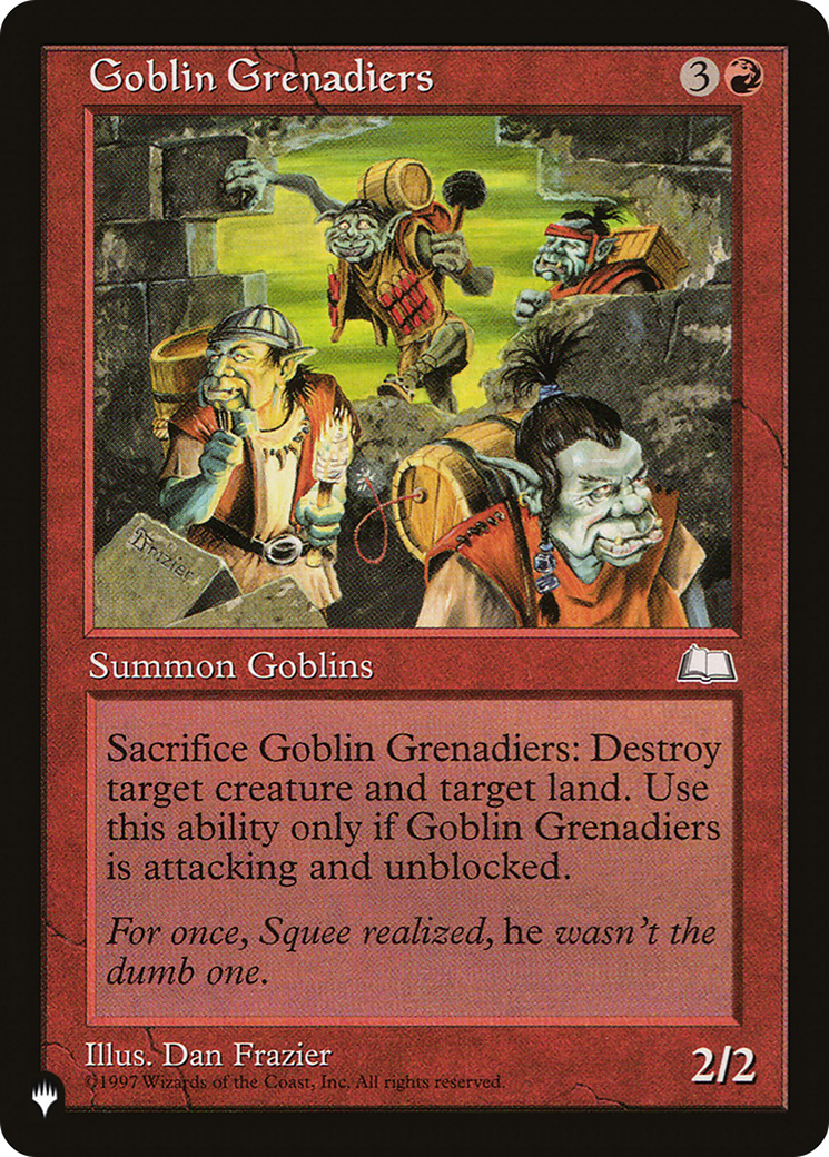 Goblin Grenadiers [The List Reprints] | Devastation Store