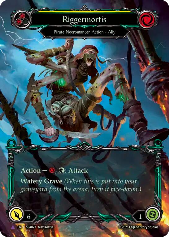 Riggermortis (Marvel Cold Foil) [SEA077] (High Seas)  Cold Foil | Devastation Store