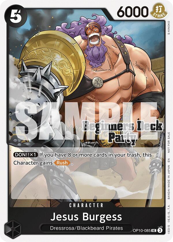 Jesus Burgess (ST-23 - ST-28 Beginners Deck Party) [Participation] [One Piece Promotion Cards] | Devastation Store