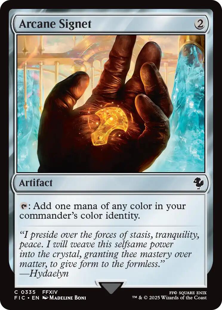 Arcane Signet (0335) (Surge Foil) [FINAL FANTASY Commander] | Devastation Store