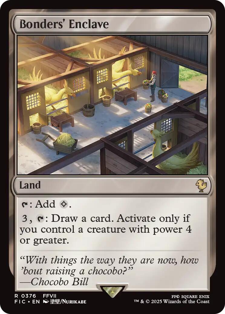 Bonders' Enclave (Surge Foil) [FINAL FANTASY Commander] | Devastation Store